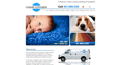 Desktop Screenshot of carpetconceptsco.com